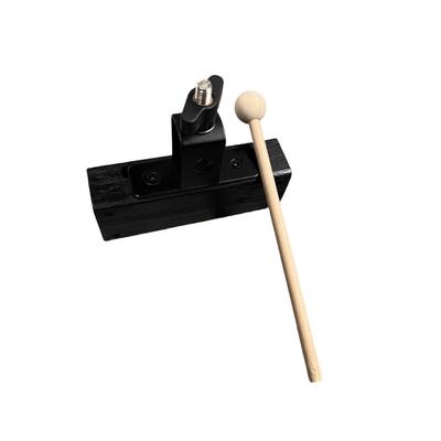 Holz-Kuhglocken-Klöppel und Beckenständer für Schlagzeug-Sets