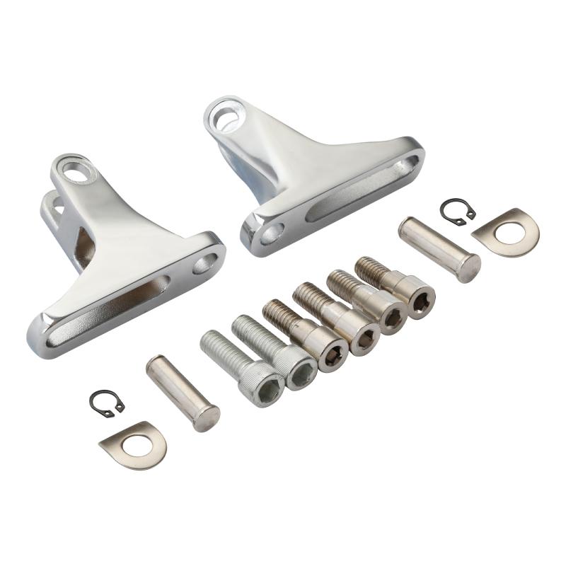 Motorcycle Rear Passenger FootPegs Footboard Mounts For Harley Touring Road King Electra Glide 1993-2025