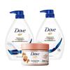Deep Nourishment Body Wash & Body Scrub Set