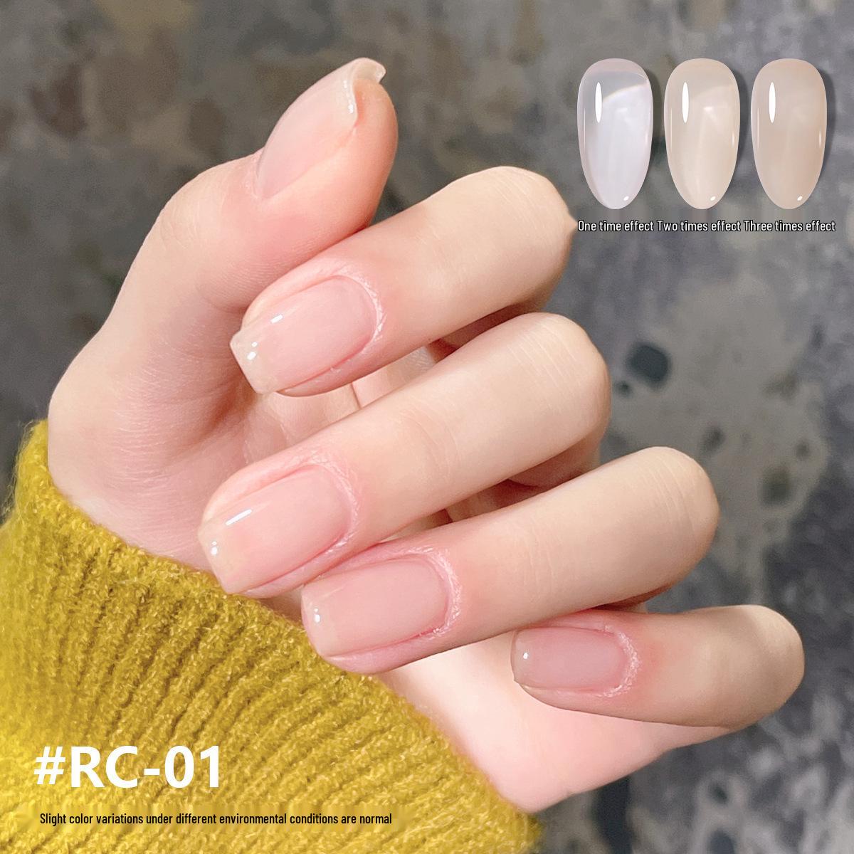 

Versatile Clear Ice Nude Gel Polish - 2025 Whitening Jelly, Popular for Nail Salons.