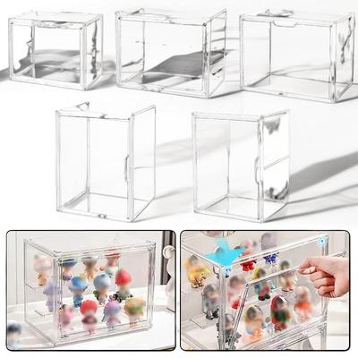 Big Transparent Storage Box Blind Box Showcase Helmet Book Showcase Display Dustproof For Jewelry Fingures Organizes Acrylic Box