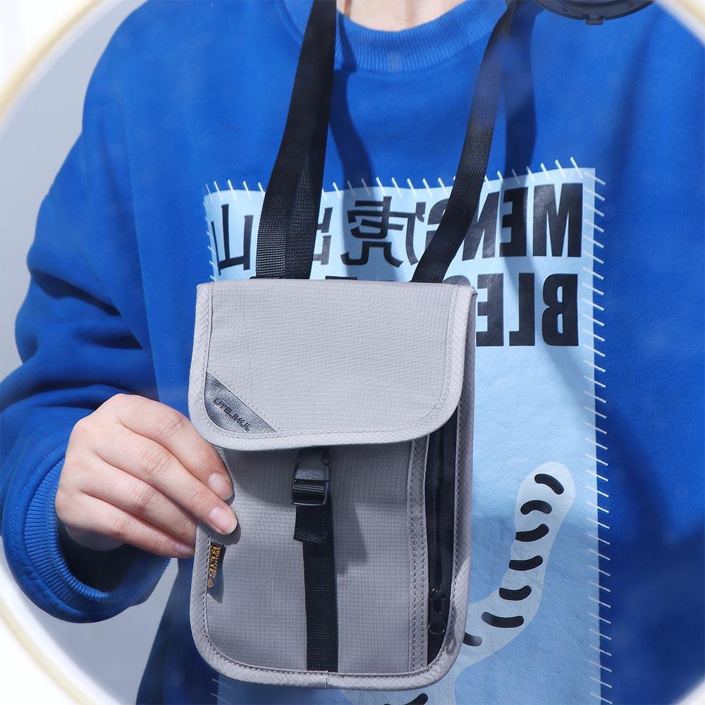 Bag ID Card Holder Coin Purse Storage Bag Neck Pouch Cards Holder Anti-theft Wallet Passport Holder