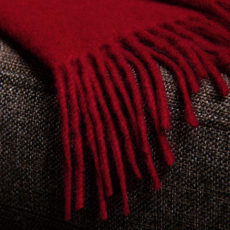 Hengyuanxiang 100% Pure Wool Shawl for Women, Autumn And Winter Warm Thick Scarf, Gift for Mom, New Year Birthday Present