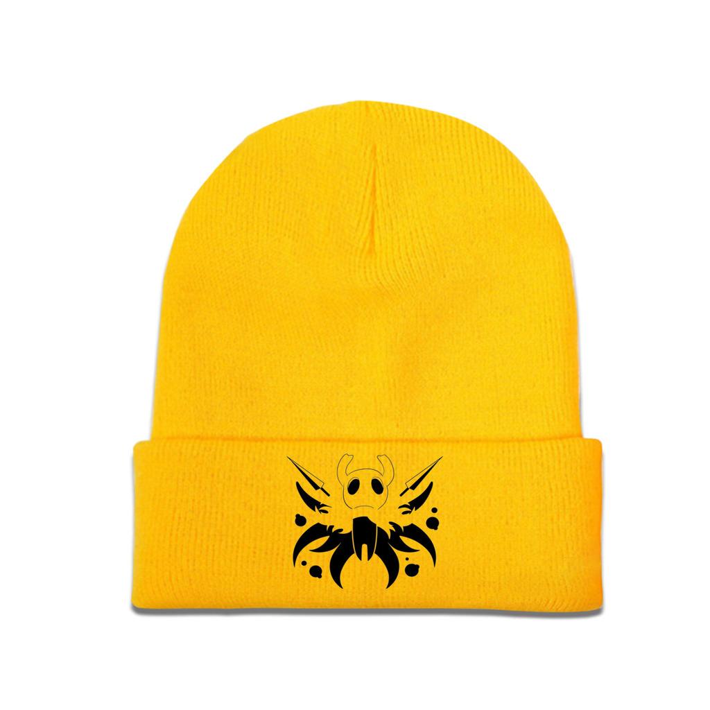 

Вязаная шапка Hero of Dirtmouth Hollow Knight, шапки, осенне-зимняя шапка, теплая шапка из полиэстера, повседневная женская кепка с черепом, унисекс One Size