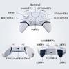 Wireless Controller for P4 ProSlim Consoles, Wireless Gamepad with Dual Vibration, 6-Axis Gyro Sensor, and Audio, Compatible with PC Platforms (White)