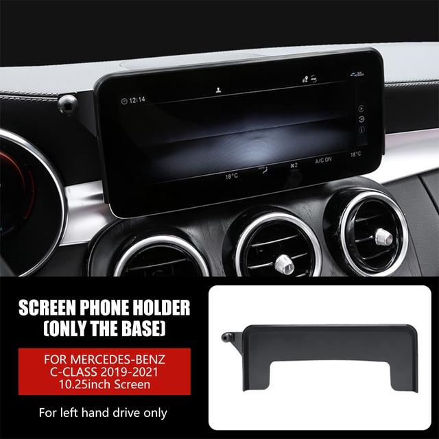 Supporto per Telefono per Auto per Mercedes-Benz Classe C GLC V w204 w205 x253 w447 Schermo Multimediale da 7/10,25 pollici Supporto per Telefono Cellulare Interno