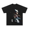 Authentic 2026 Summer Collection New Venom Pattern LargeSized Unisexs LooseFitting Casual Pure Cotton TShirt