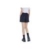 Anta Solid Color Elastic Waist Woven Breathable Shorts Women Shorts Black 962228316-3