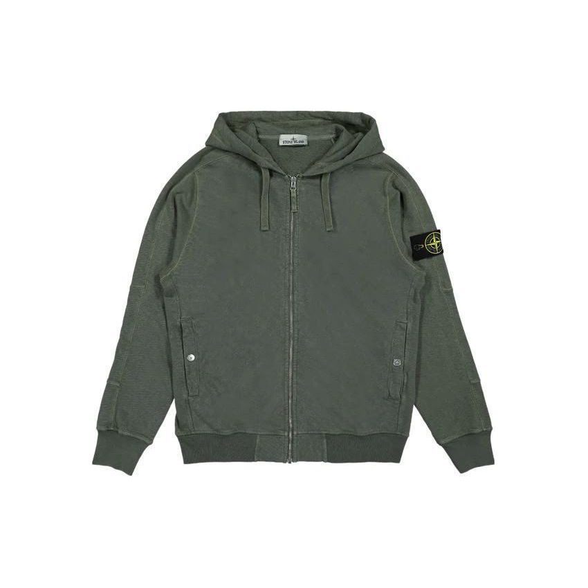 

STONE ISLAND Худи с красителем для одежды Мускус Мужские топы Зеленый 801563160-V0159 M