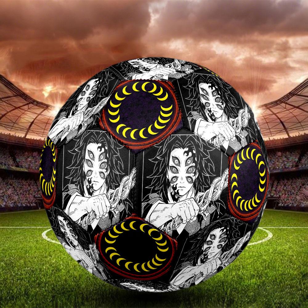 1pc Demon Slayer Kimetsu No Yaiba Soccer Ball Size 5 Indoor Soccer Ball Fashion Colorful Backyard Game - Great For Sports Fans Gift HE27