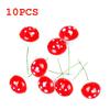 10/20Pcs Gothic Skull/ Mushroom Sculptures Collectable Halloween Decoration Skeleton / Mushroom Ornament Landscape Garden Potted