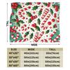 Cozy Candy Cane Christmas Blanket  Warm Comfortable Plush Throw Blanket For Bedroom Decorative Flannel Bedspread Bed Cover