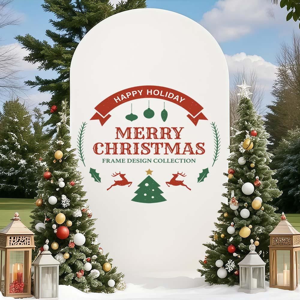 

Printable Arch Fabric Cover for Photography Background and Christmas Party Decoration Props 50x120 cm (1.6x3.9 ft)