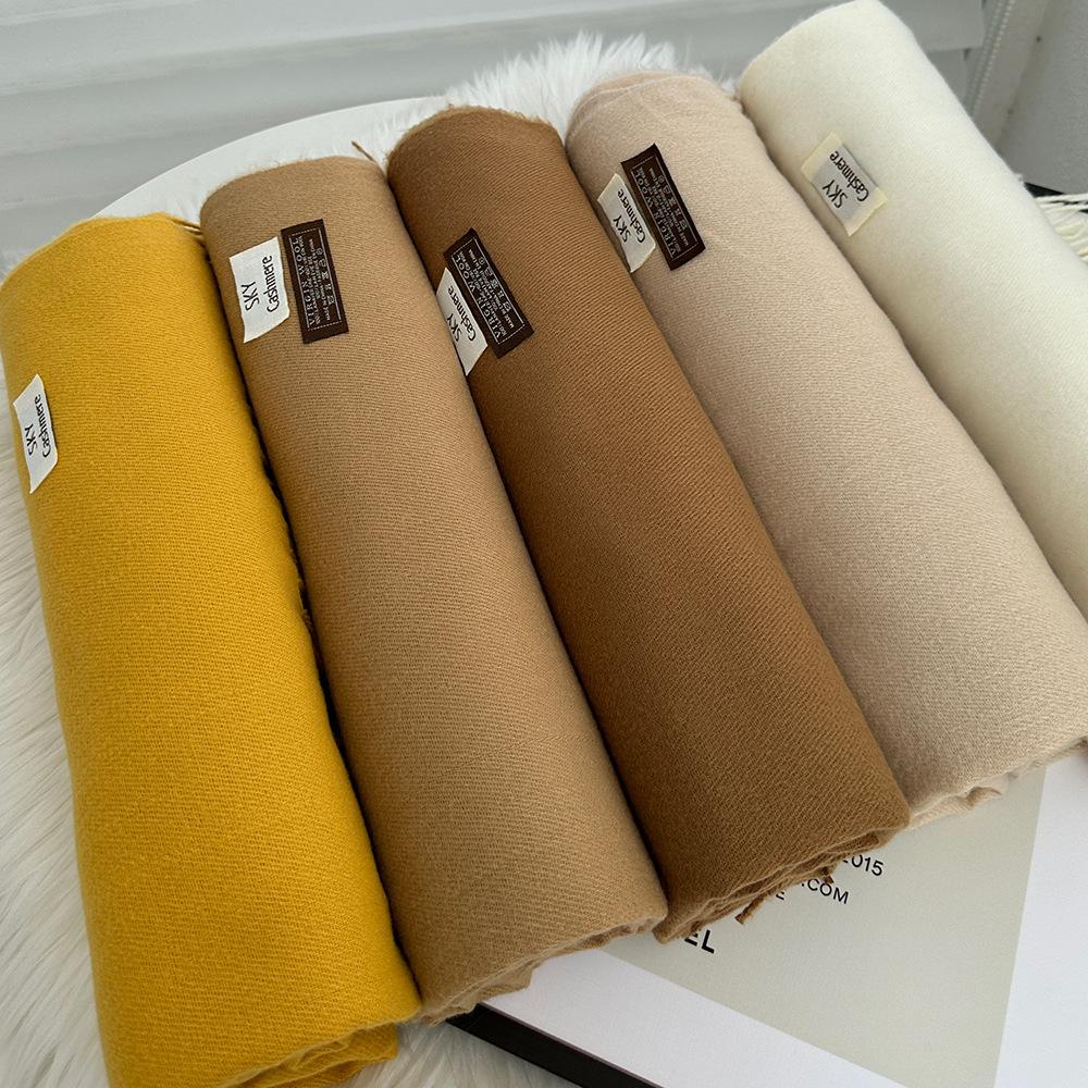 Čtyři roční období k dispozici Nový dámský všestranný kabát na vlasy Imitace kašmírové šály Teplá střední šála šál