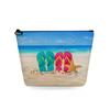 Women Beach conch Print Cosmetic Bag Toiletries Organize Travel Storage Case 6728 KTB