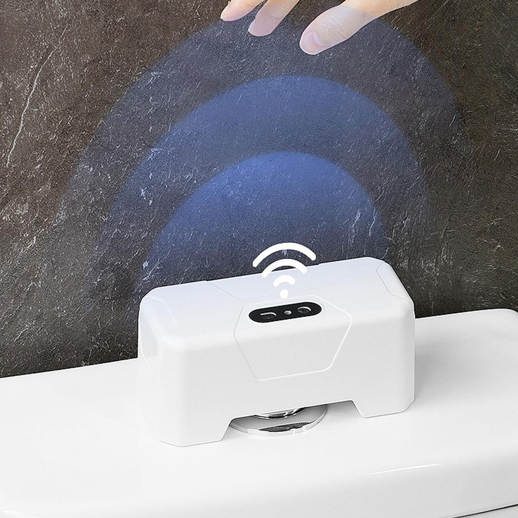 Automatic Toilet Flusher IPX5 Water Proof Intelligent Sensor Touchless Toilet Flush Kit for Home