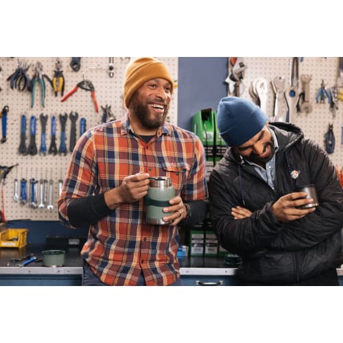 Stanley Adventure To-Go Food Jar and Spork, 24 oz | Vacuum Insulated Thermos Food Container | Wide Mouth Screw-On Lid | Stainless Steel | BPA Free | H