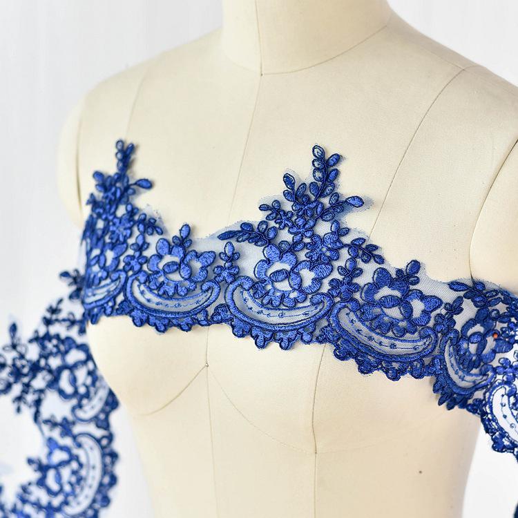 

Свадебная отделка из нежно-белого кружева, цветы для свадебного головного убора ручной работы, ширина 15,5 см