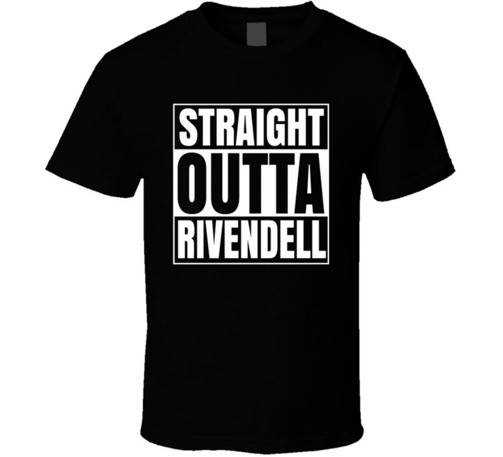 Straight Outta Rivendell Lord Of The Rings T Shirt Unisex T-Shirt M