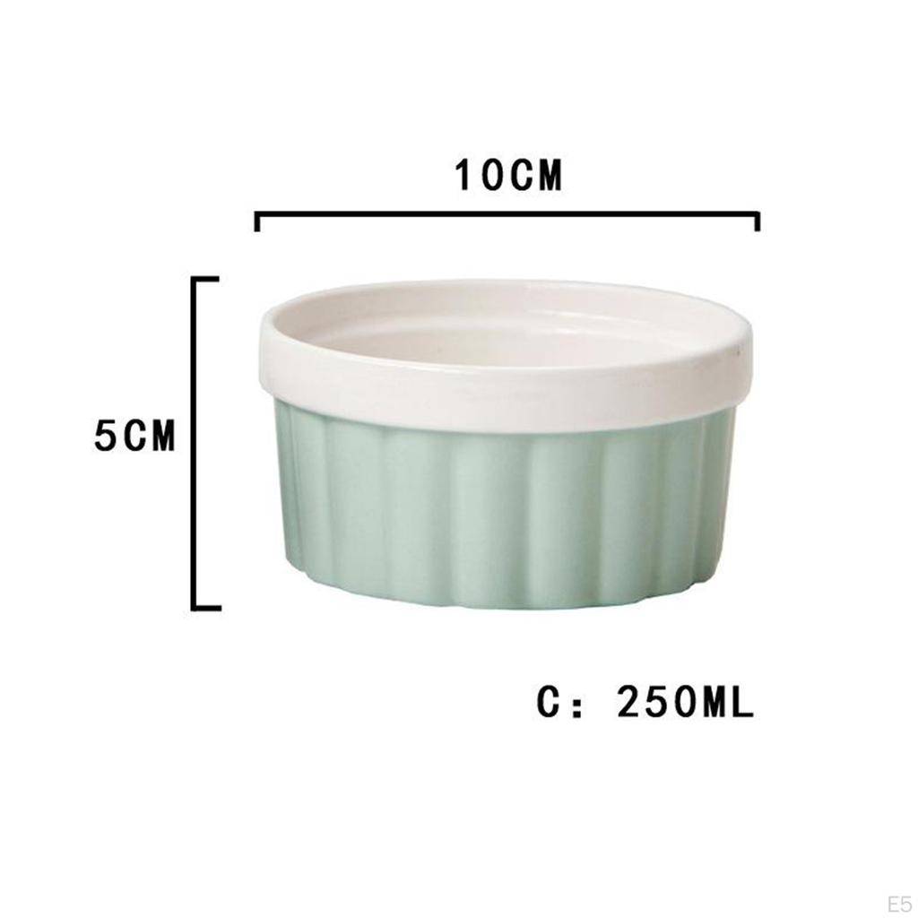 250 ml Keramik-Auflaufförmchen, Auflaufförmchen zum Backen, Porzellan-Backschalen, Dessert, Soufflé-Gerichte,