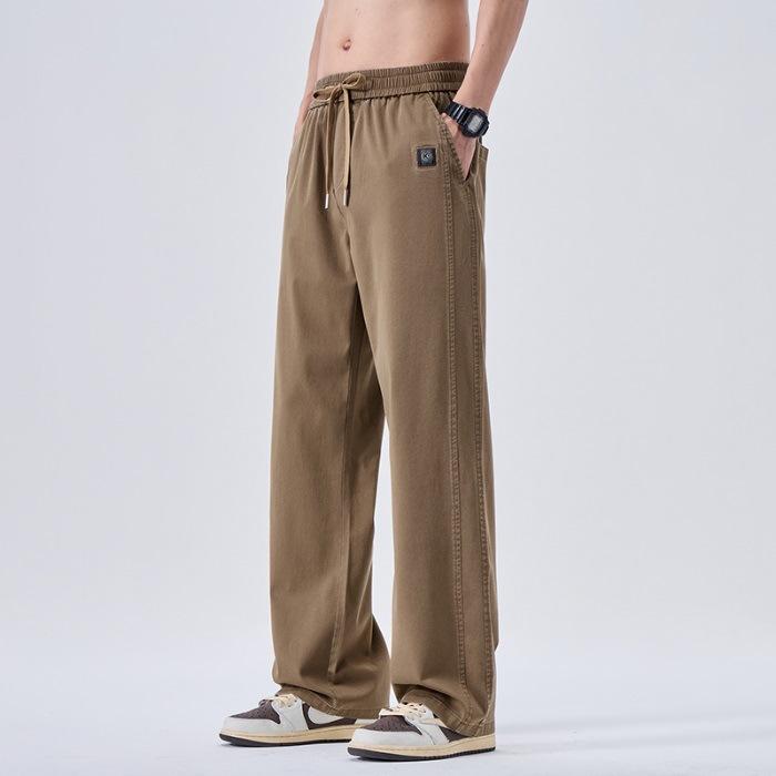 Jeans for Boys with Loose Drapes, Cool and Pure Straight Trousers In Summer