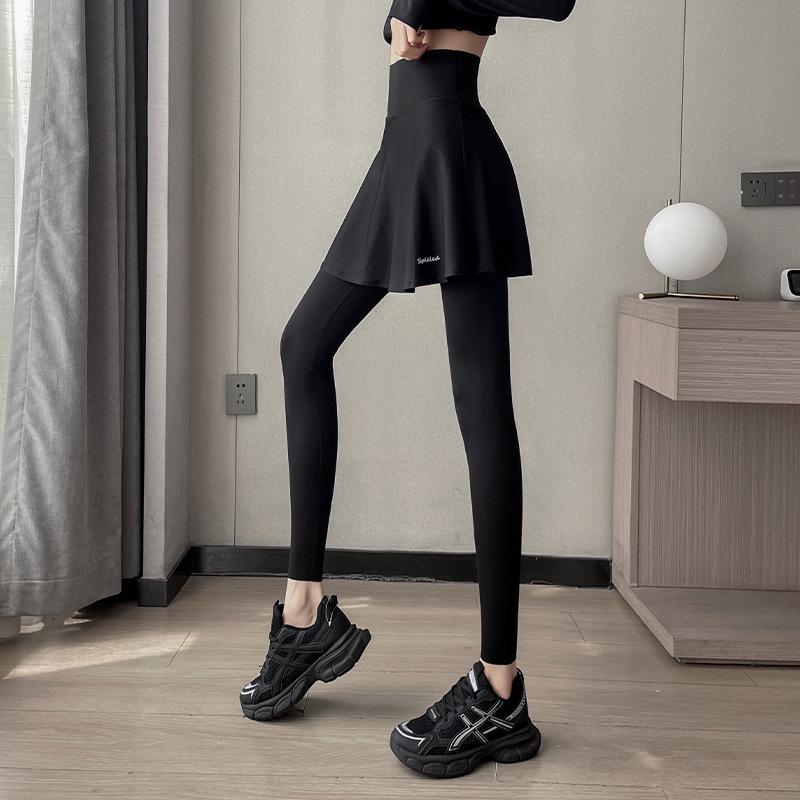Women's Quick-Dry Yoga & Running Culottes: Spring/Autumn, Anti-Exposure, High-End Casual Sportswear