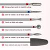 6Pcs Diamond Sand Nail Drill Bits Multi Functional Cuticle Polishing Set for Electric Manicure File Nail Care Routine Use