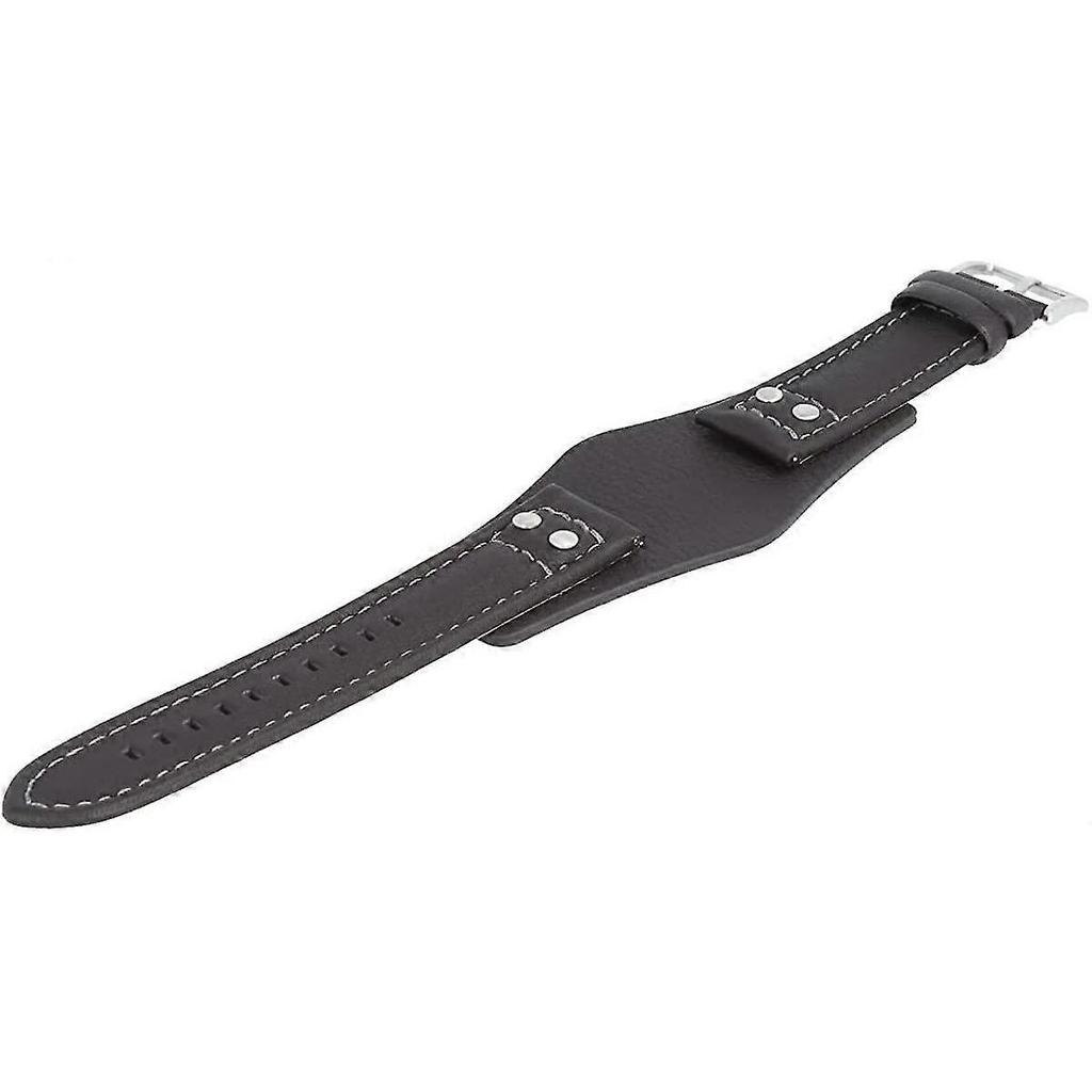 Cinturino per Orologio 22mm Pelle Nera Ch-2586 - Lb-ch2586