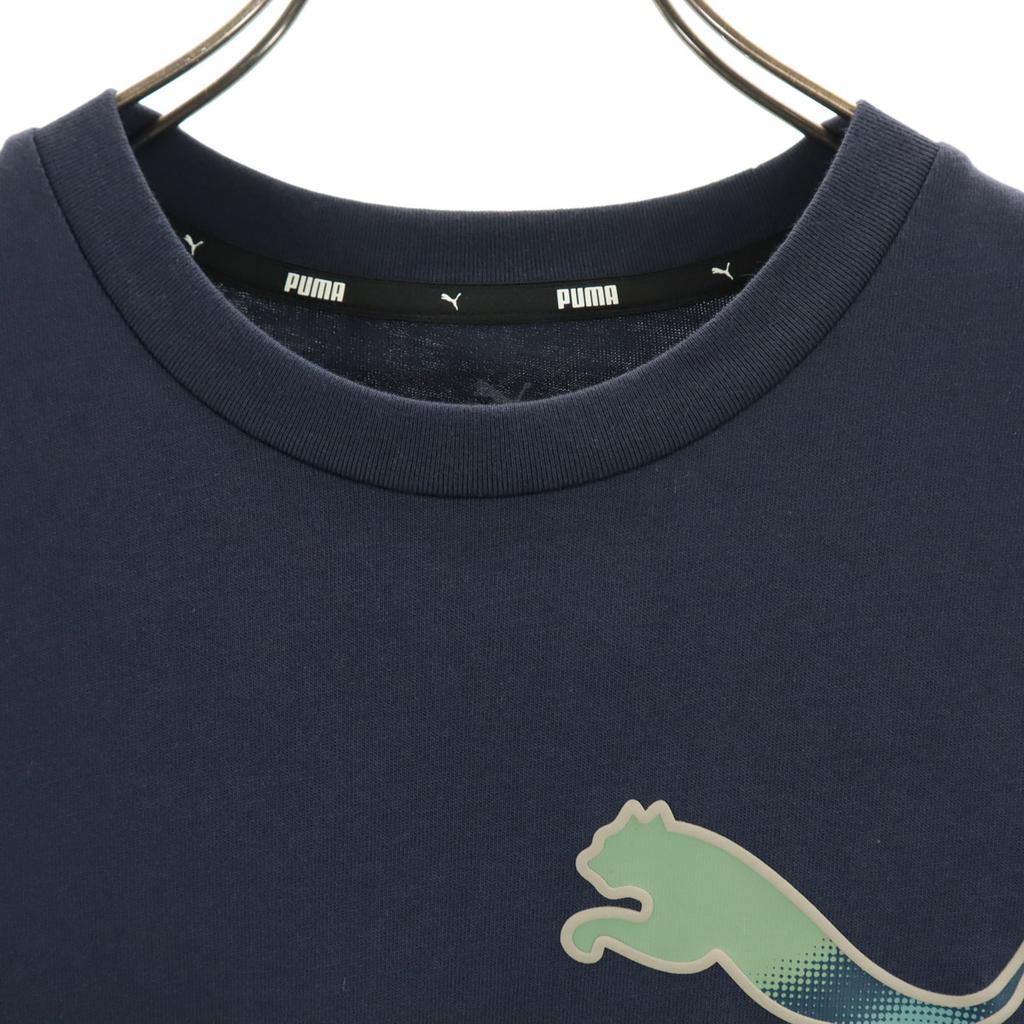 Unused PUMA Short Sleeve T-shirt S Navy Men's Used