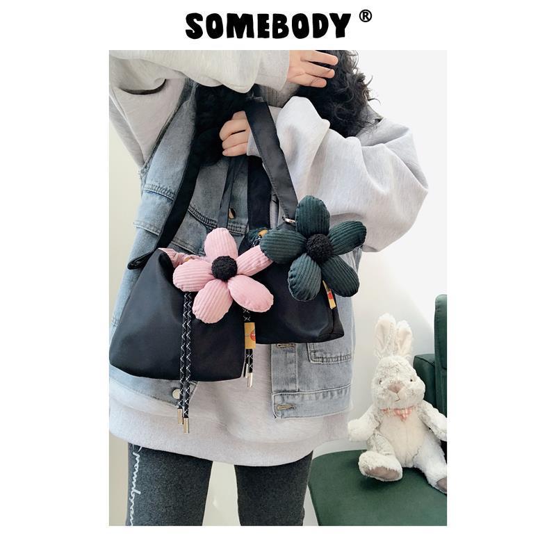 Women's Tricolor Floral Wristlet: High-End Summer Small Handbag & Phone Bag