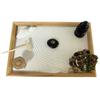 ABBP-Japanese Garden For Artificial Bonsai Tree, Rocks Rakes Gifts Sand Kit Office Decor