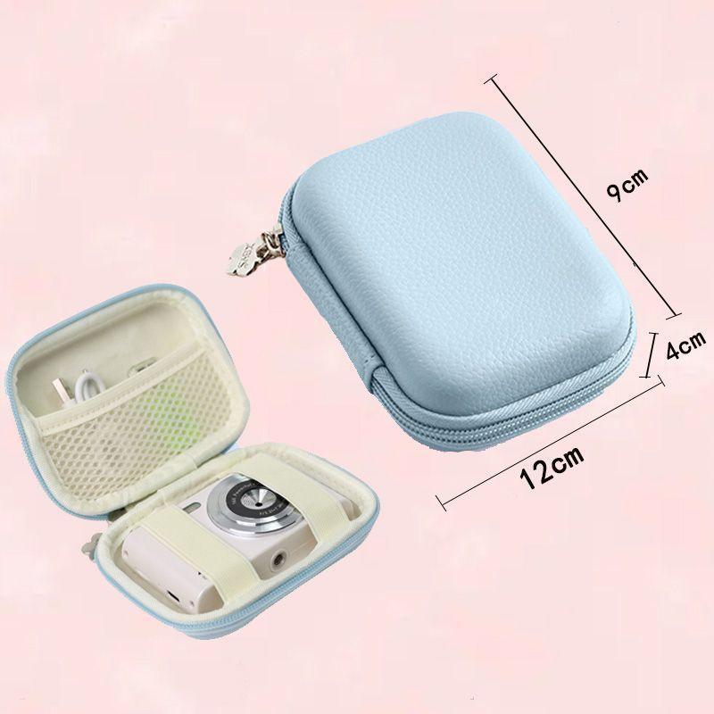 1Pcs Mini Ccd Cameras Protective Case With Travel Cover Mesh Pocket For Accessories And Sd Cards Digital Camera Bag