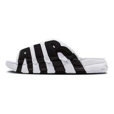Air More Uptempo Slide Λευκό Μαύρο Κόκκινο Unisex Αθλητικά Παπούτσια Varsity-Red FB7818-100