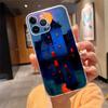 Phone Case Carcasa Funda For iPhone 17 Pro Max Air 16 15 14 13 Pro Max 15 16 Pro 15Plus House Night Light Moon Scenery Case