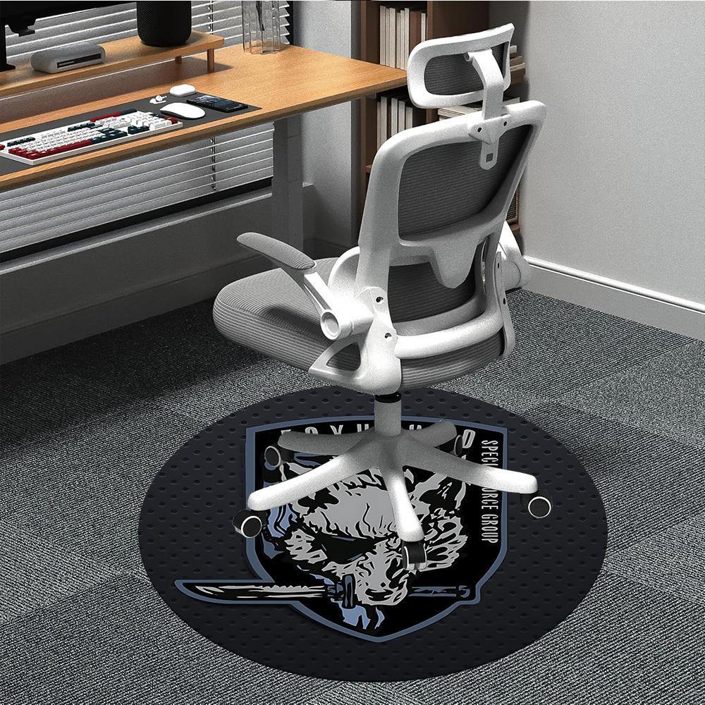 

1pc FOXHOUND Special Office Round Area Rug, Indoor Mat Suitable For Office,Bedroom Living Room Home Decor, Room Deco a0926085 80cm by 80cm