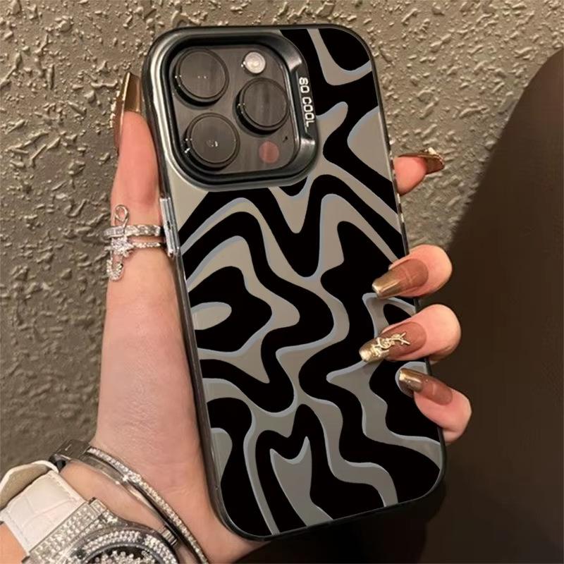 Wave Pattern IPhone 17 Pro Phone Case 16/15/14/13 Laser Case 12 Apple 11Xs Max