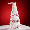 Hand Soap Dispenser 350ML Christmas Dispenser, Santa Claus Tree Penguin Shape Refillable Countertop Bottle, Plastic Empty Pump Bottle for Soap,
