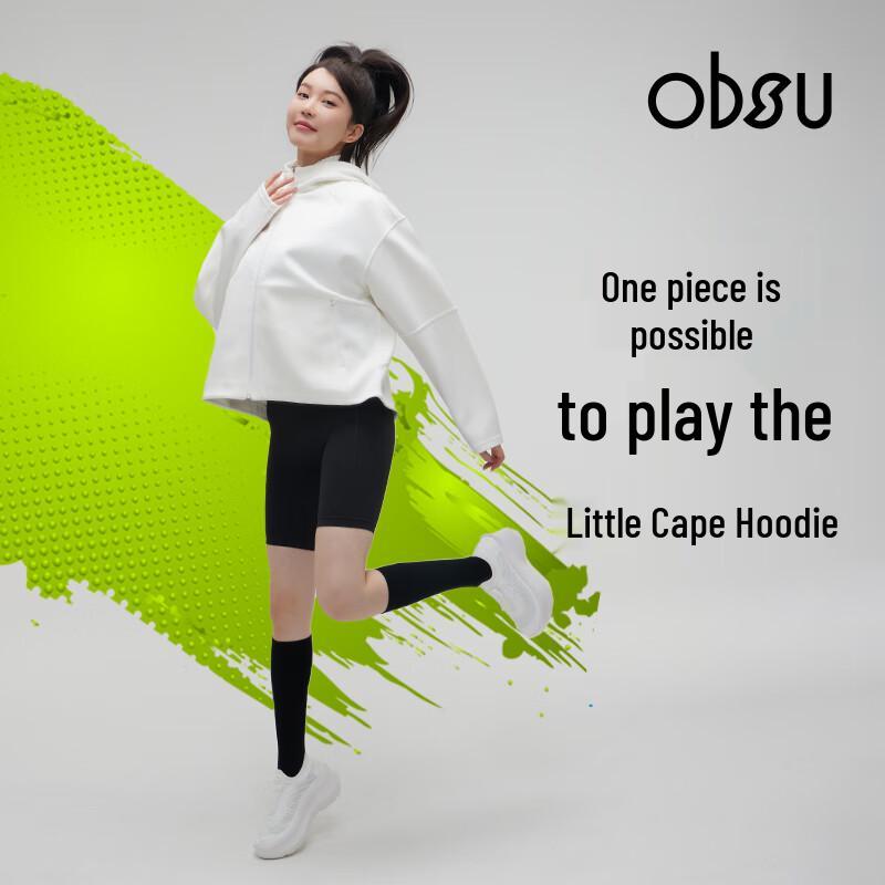 

Obsu Women s Casual Hooded Loose Sweatshirt Jacket One Size
