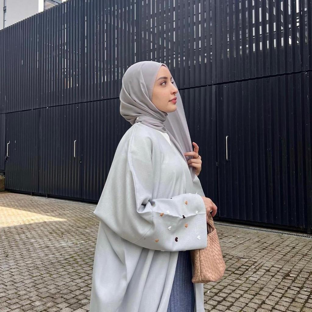 2024 TikTok Fashion Elegant Embroidered Cardigan Robe - Dubai Turkey Collection