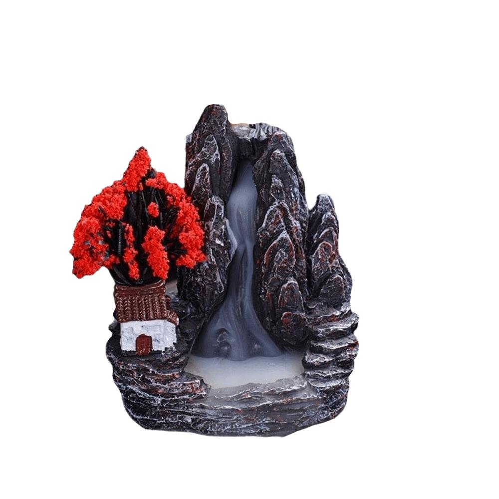 River Waterfall Incense Censer Mountain Shape Waterfall Incense Burner Living Room