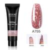 ROSALIND 15ml Γυαλιστερό Poly Nail Gel 6 χρωμάτων Quick Builder Extension UV λάμπα