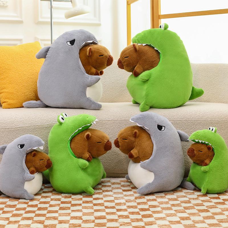 Dolphin Crocodile Shark Cute Plush Toy Children Doll For Kids Decor Bedroom