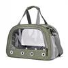 Transparent Window Pet Carrier Bag Small Dogs Cats Breathable Ventilated Travel With Multiple Air Vents Oxford Fabric