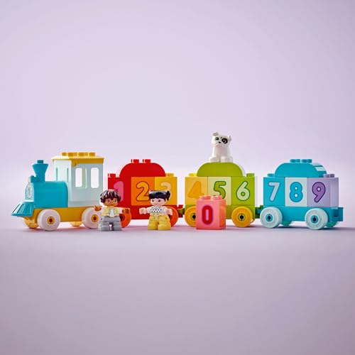 LEGO (LEGO) Duplo First Number Train, a great toy for kids ages 18 months, 2 years, and 3 years old. Educational building blocks for boys and girls. M