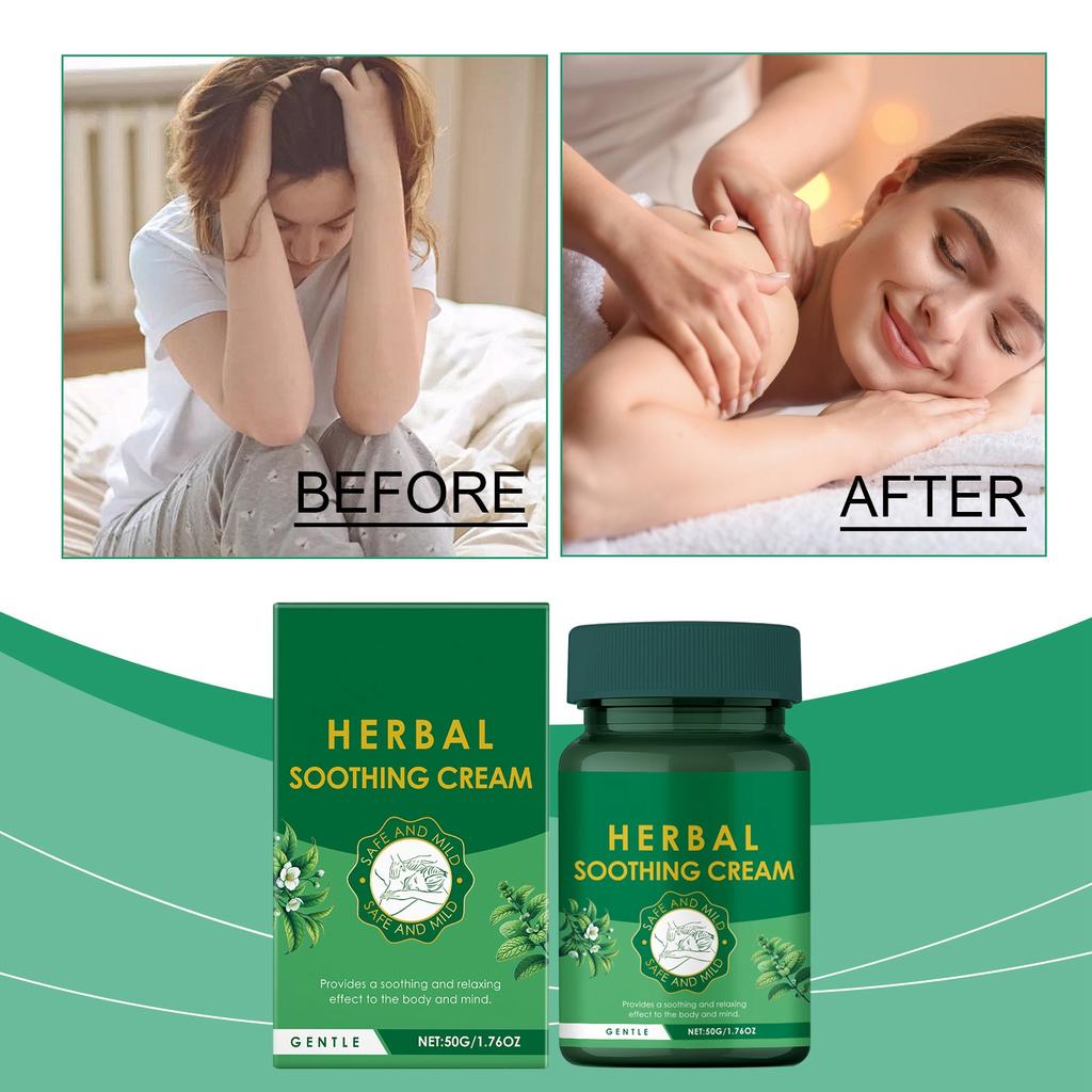 Herbal Soothing Massage Cream For Cervical Vertebrae And Shoulder Discomfort, Fever And Ointment For Shoulders, Neck, Waist And Back.