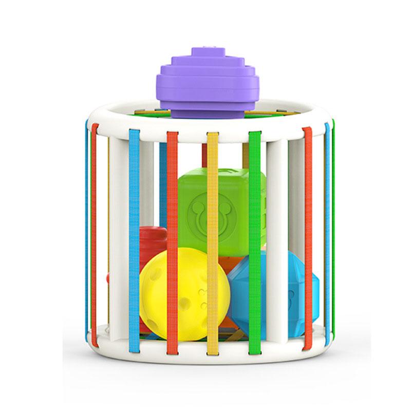 Baby Formensortierspiel Montessori Sensorischer Würfel Sortierspielzeug Motoriktraining Blockspiele Kinder Lernspielzeug Für Kinder