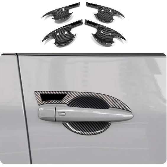 Car Accessories Fit for Nissan New Rogue 2021 2022 2023 2024 2025 2026 Exterior Door Handle Bowl Cover Trim (Chrome) 4PCS ABS