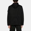 STONE ISLAND Compass Badge Detachable Hood Single-Breasted Long Sleeve Jacket Men Jacket Black 801543634-V0029