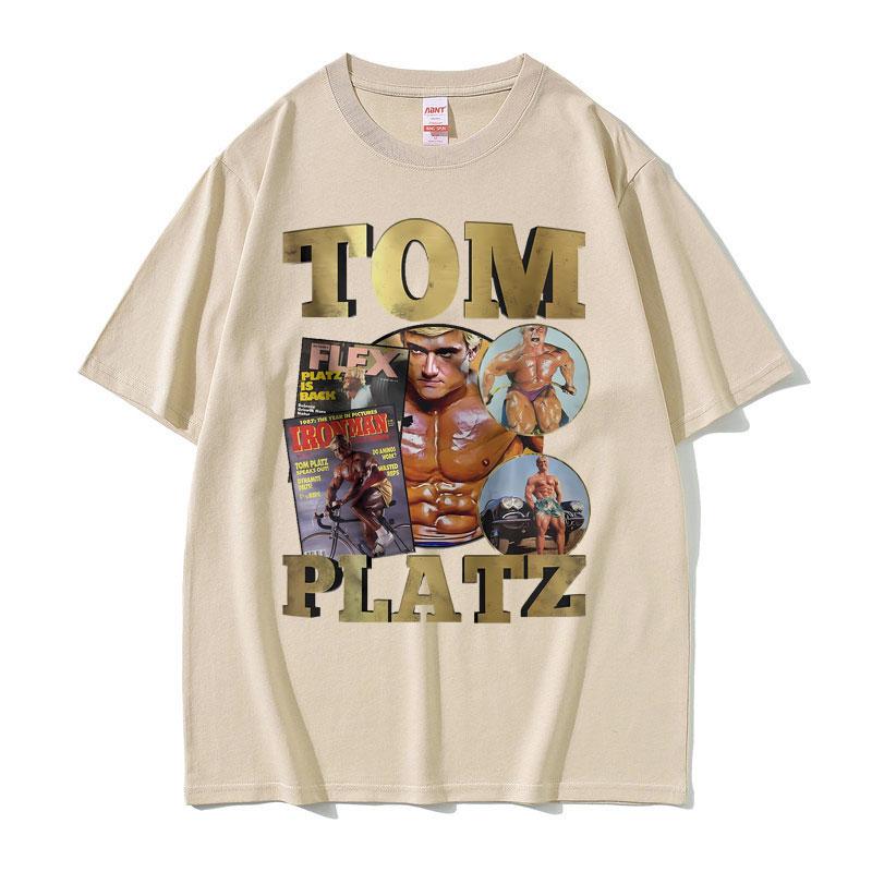 2025 Summer Funny Tom Platz Leg Day Meme Print Tshirt We Go Gym To Fitness Men Women Oversized T Shirts Male Soft Cotton Tees