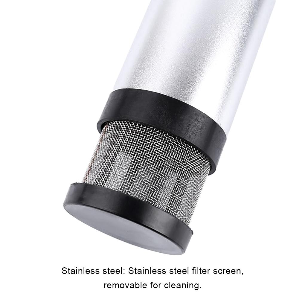 Electric Submersible Pump Stainless Steel Fuel Transfer-pump Portable Oil Suction Pumps with External Filter for Oil